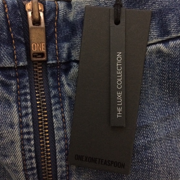 One Teaspoon Vixen High Waist Denim Skirt - Picture 7 of 8